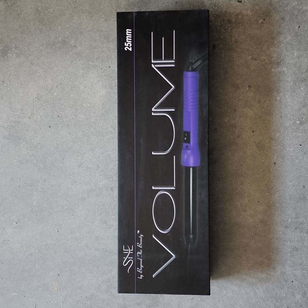 SHE by Beyond the Beauty 25mm Tourmaline Ceramic Hair Curler Purple